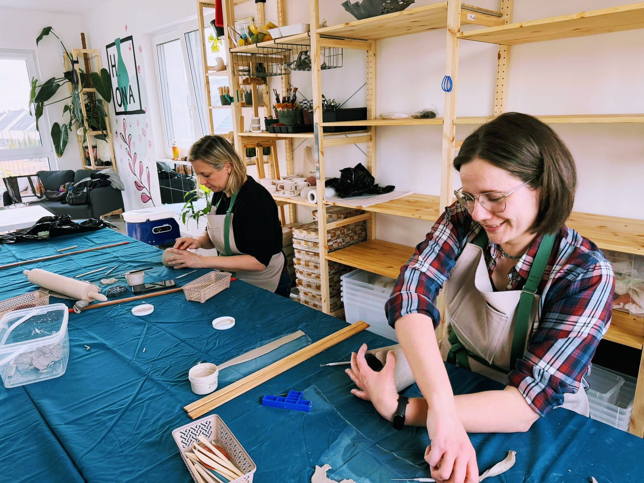 Zajęcia ceramiczne — efekty pracy